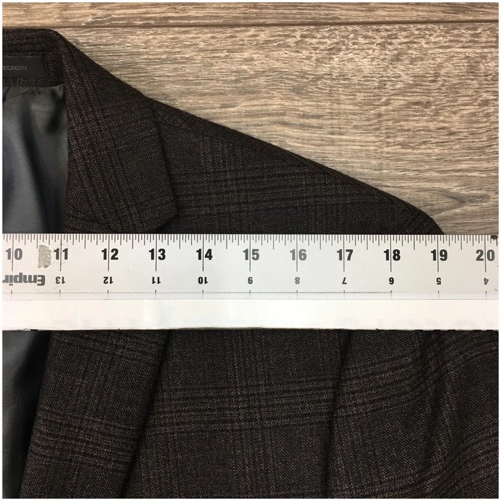 CALVIN KLEIN Mens Blazer Sport Coat Casual Jacket Size‎ 42L Two Button Wool Suit